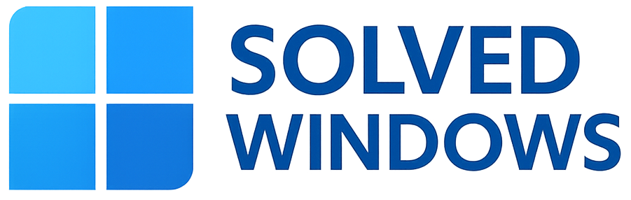 Solved Windwos