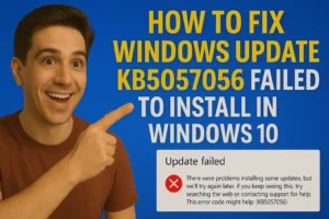 How to Fix Windows Update Issues Like KB5057056 Using Troubleshooters and Service Tweaks
