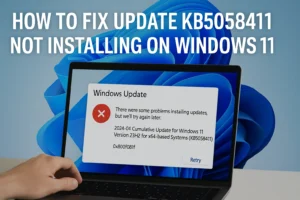 How To Fix Update KB5058411 Not Installing On Windows 11