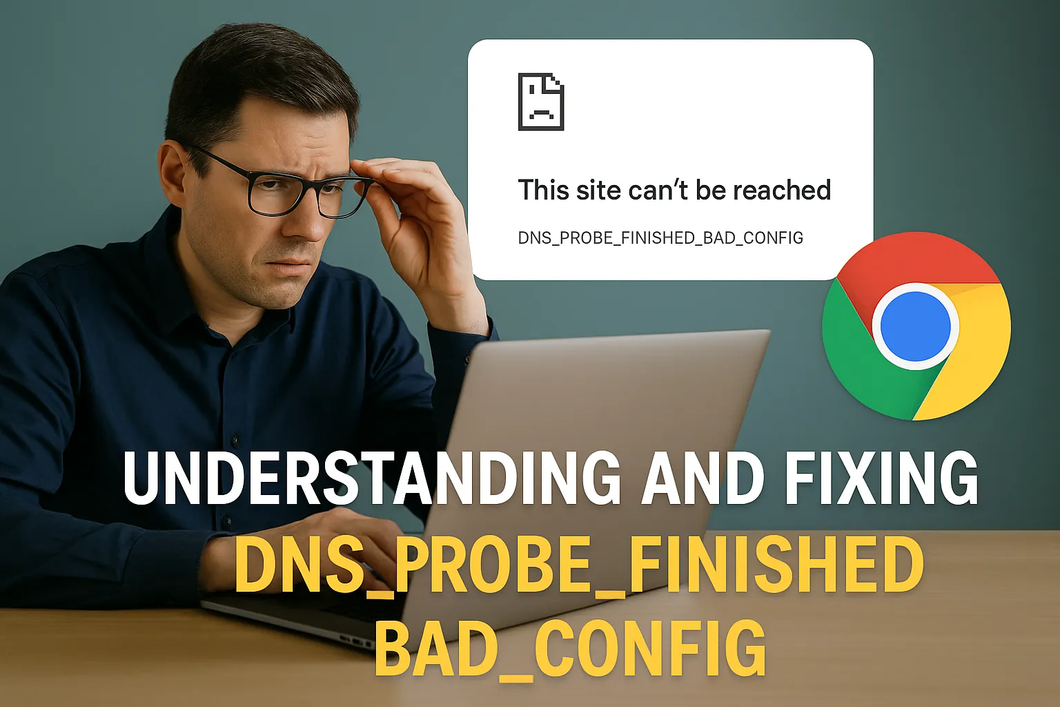 Understanding and Fixing the "DNS_PROBE_FINISHED_BAD_CONFIG" Error in Chrome